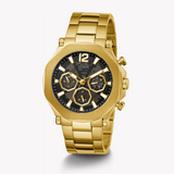  Shop Authentic Guess Edge Chronograph Black Dial Gold Steel Strap Watch For Men - GW0539G2 - Luxxuri