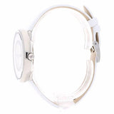  Shop Authentic Swarovski Crystalline Pure White Dial White Leather Strap Watch for Women - 5275046 - Luxxuri