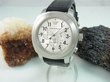  Shop Authentic Emporio Armani Sportivo Chronograph Silver Dial Black Leather Strap Watch For Men - AR6054 - Luxxuri
