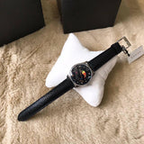 Shop Authentic Gucci G-Timeless Moonphase Black Dial Black Leather Strap Watch For Men - YA1264045 - Luxxuri