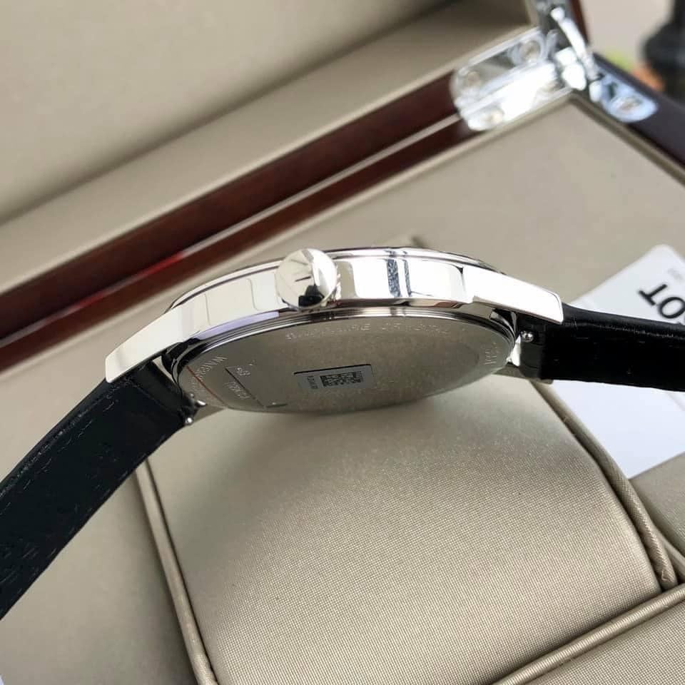 Tissot T Classic Dream Black Dial Black Leather Strap Watch for Men - T122.410.16.053.00
