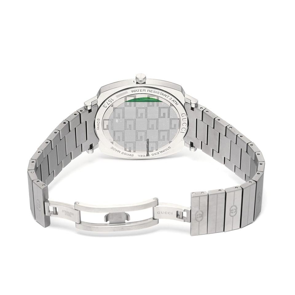  Shop Authentic Gucci Grip x Disney Quartz Silver Dial Silver Steel Strap Unisex Watch - YA157419 - Luxxuri