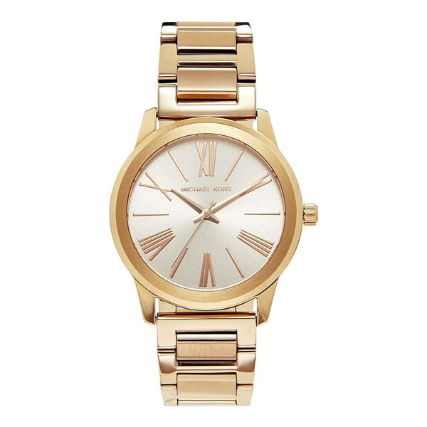  Shop Authentic Michael Kors Hartman Rose Gold Dial Rose Gold Steel Strap Watch For Women - MK3491 - Luxxuri