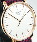  Shop Authentic Tissot T Classic Everytime Medium White Dial Two Tone NATO Strap Watch for Men - T109.410.38.031.00 - Luxxuri
