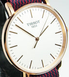  Shop Authentic Tissot T Classic Everytime Medium White Dial Two Tone NATO Strap Watch for Men - T109.410.38.031.00 - Luxxuri
