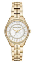  Shop Authentic Michael Kors Lauryn Mother of Pearl White Dial Gold Steel Strap Watch for Women - MK3899 - Luxxuri