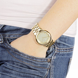  Shop Authentic Marc Jacobs Marci Gold Dial Gold Steel Strap Watch for Women - MBM3174 - Luxxuri