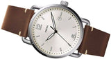 Shop Authentic Fossil The Commuter White Dial Brown Leather Strap Watch for Men - FS5275 - Luxxuri