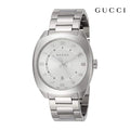  Shop Authentic Gucci GG2570 Silver Dial Silver Steel Strap Watch For Men - YA142308 - Luxxuri