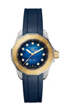  Shop Authentic Tag Heuer Aquaracer Professional 200 Automatic Diamonds Blue Dial Blue Rubber Strap Watch for Women - WBP2450.FT6215 - Luxxuri