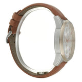  Shop Authentic Hugo Boss Skymaster White Dial Brown Leather Strap Watch for Men - 1513786 - Luxxuri