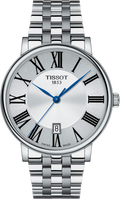 Tissot Carson Premium Silver Dial Silver Steel Strap Watch for Men - T122.417.11.033.00