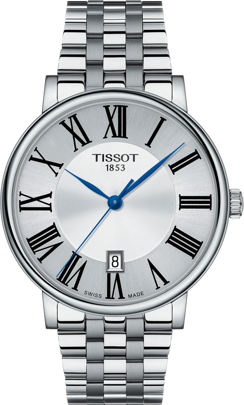 Shop Authentic Tissot Carson Premium Silver Dial Silver Steel Strap Watch for Men - T122.417.11.033.00 - Luxxuri