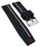  Shop Authentic Tommy Hilfiger Decker Quartz Black Dial Black Rubber Strap Watch for Men - 1791473 - Luxxuri