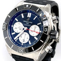  Shop Authentic Breitling Super Chronomat B01 44 Black Dial Black Rubber Strap Watch for Men - AB0136251B1S1 - Luxxuri