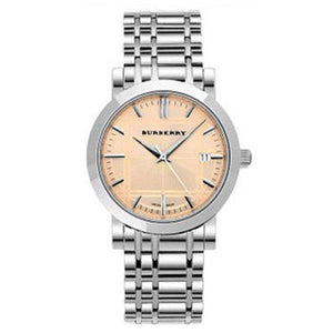  Shop Authentic Burberry Heritage Collection Rose Gold Dial Silver Steel Strap Watch for Men - BU1352 - Luxxuri