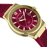  Shop Authentic Salvatore Ferragamo F-80 Classic Red Dial Red Rubber Strap Watch for Men - SFHY02422 - Luxxuri