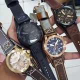  Shop Authentic Fossil Nate Chronograph Blue Dial Brown Leather Strap Watch for Men - JR1505 - Luxxuri