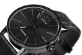  Shop Authentic Calvin Klein Post Minimal Black Dial Black Leather Strap Watch for Men - K7621401 - Luxxuri