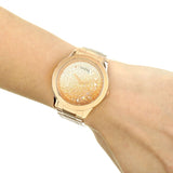  Shop Authentic Guess Crush Rose Gold Dial Rose Gold Steel Strap Watch For Women - GW0020L3 - Luxxuri