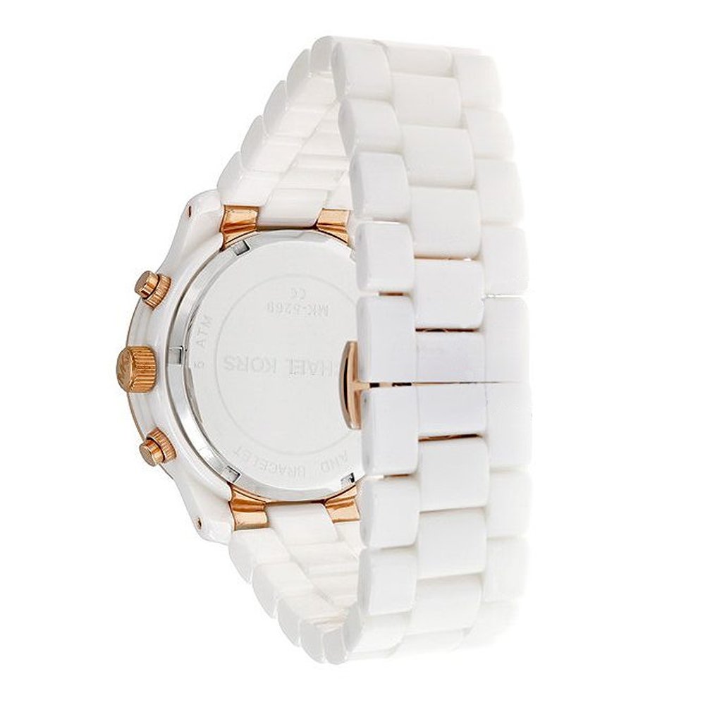  Shop Authentic Michael Kors Ceramic White Dial White Steel Strap Watch for Women - MK5269 - Luxxuri
