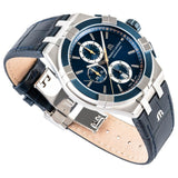  Shop Authentic Maurice Lacroix Aikon Chronograph Blue Dial Blue Leather Strap Watch For Men - AI1018-SS001-432-4 - Luxxuri