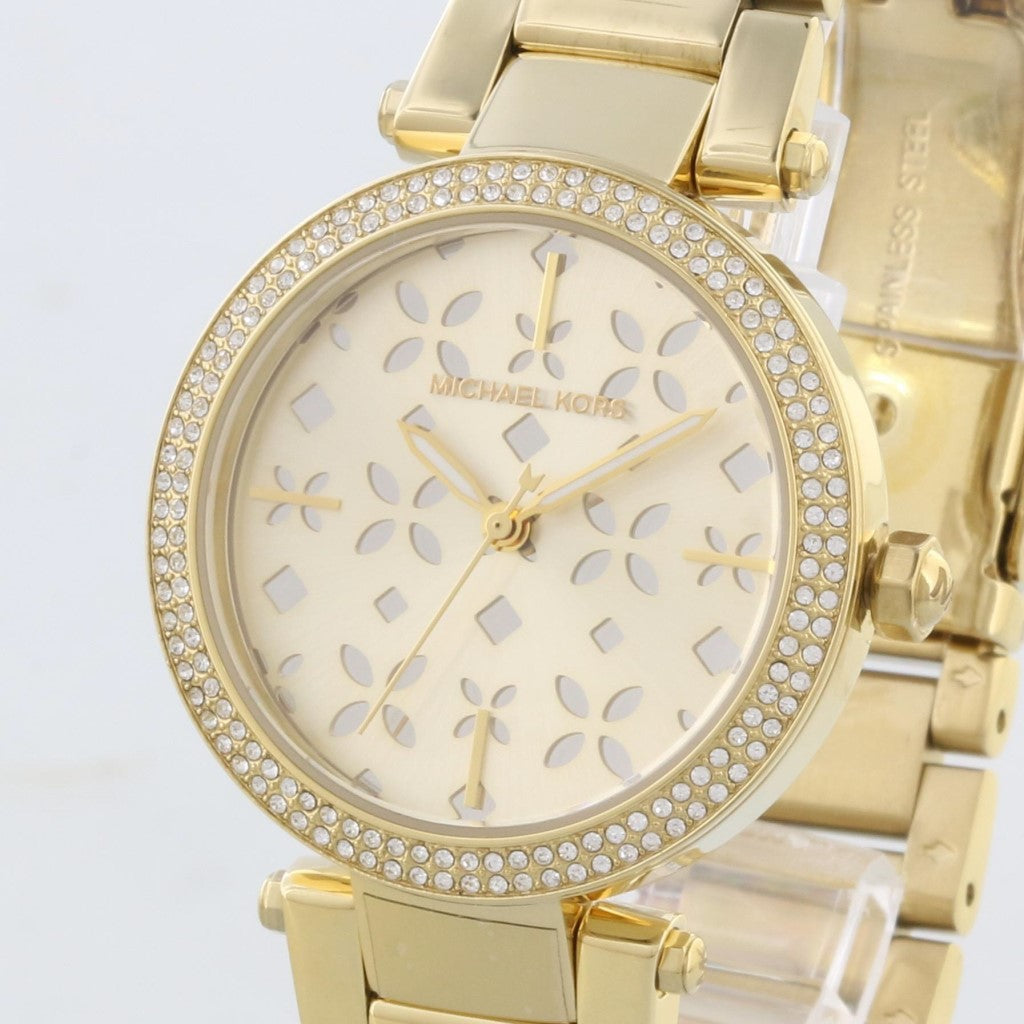  Shop Authentic Michael Kors Parker Gold Dial Gold Steel Strap Watch for Women - MK6469 - Luxxuri
