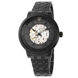  Shop Authentic Maserati Granturismo Sport GT Skeleton Black Dial Black Steel Strap Watch For Men - R8823134003 - Luxxuri