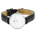  Shop Authentic Daniel Wellington Classic Petite Reading White Dial Black Leather Strap Watch For Women - DW00100241 - Luxxuri