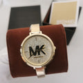  Shop Authentic Michael Kors Parker Crystals Gold Dial Gold Steel Strap Watch For Women - MK4469 - Luxxuri