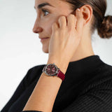 Shop Authentic Tissot Carson Premium Lady Maroon Dial Maroon Leather Strap Watch For Women - T122.210.16.373.00 - Luxxuri