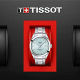  Shop Authentic Tissot Gentleman Powermatic 80 Silicium Ice Blue Silver Steel Strap Watch For Men - T127.407.11.351.00 - Luxxuri
