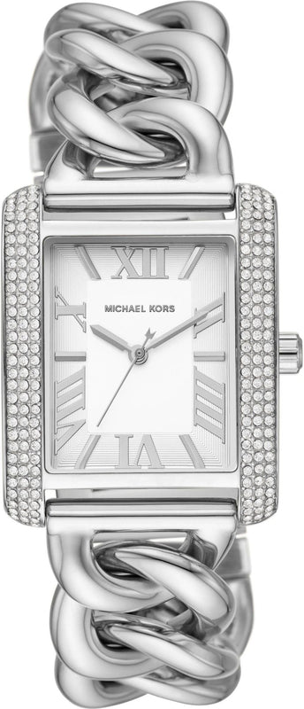  Shop Authentic Michael Kors Emery Three Hand White Dial Silver Steel Strap Watch For Women - MK7438 - Luxxuri