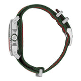  Shop Authentic Gucci Dive Quartz Green Dial Two Tone NATO Strap Watch For Men - YA136339 - Luxxuri