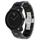 Shop Authentic Movado Bold Black Dial Black Steel Strap Watch For Men - 3600047 - Luxxuri