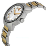  Shop Authentic Movado Bold Silver Dial Two Tone Steel Strap Watch for Women - 3600245 - Luxxuri
