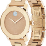  Shop Authentic Movado Bold Rose Gold Dial Rose Gold Steel Strap Watch For Women - 3600335 - Luxxuri