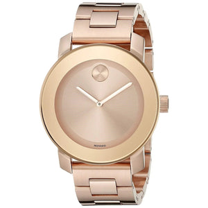  Shop Authentic Movado Bold Rose Gold Dial Rose Gold Steel Strap Watch for Women - 3600342 - Luxxuri