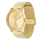  Shop Authentic Movado Bold Gold Dial Gold Mesh Bracelet Watch For Men - 3600373 - Luxxuri