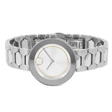  Shop Authentic Movado Bold Silver Dial Silver Steel Strap Watch For Women - 3600381 - Luxxuri
