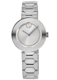  Shop Authentic Movado Bold Silver Dial Silver Steel Strap Watch For Women - 3600381 - Luxxuri