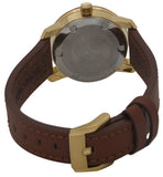  Shop Authentic Movado Bold Gold Dial Brown Leather Strap Watch for Women - 3600437 - Luxxuri