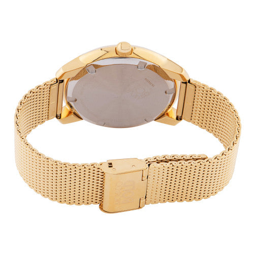  Shop Authentic Movado Bold Diamonds Gold Dial Gold Mesh Bracelet Watch For Men - 3600460 - Luxxuri