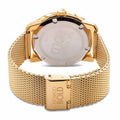  Shop Authentic Movado Bold Diamonds Gold Dial Gold Mesh Bracelet Watch For Men - 3600460 - Luxxuri
