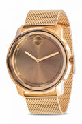  Shop Authentic Movado Bold Diamonds Gold Dial Gold Mesh Bracelet Watch For Men - 3600460 - Luxxuri