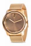  Shop Authentic Movado Bold Diamonds Gold Dial Gold Mesh Bracelet Watch For Men - 3600460 - Luxxuri