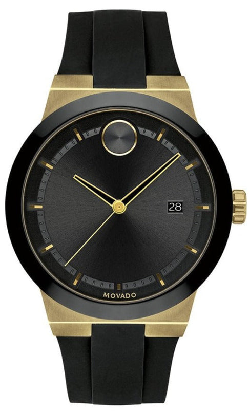  Shop Authentic Movado Bold Black Dial Black Rubber Strap Watch for Men - 3600623 - Luxxuri