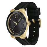  Shop Authentic Movado Bold Black Dial Black Rubber Strap Watch for Men - 3600623 - Luxxuri