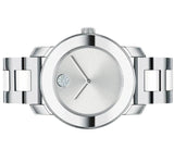  Shop Authentic Movado Bold Ceramic Silver Dial Silver Steel Strap Watch for Women - 3600638 - Luxxuri