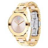  Shop Authentic Movado Bold Beige Dial Two Tone Steel Strap Watch For Women - 3600640 - Luxxuri